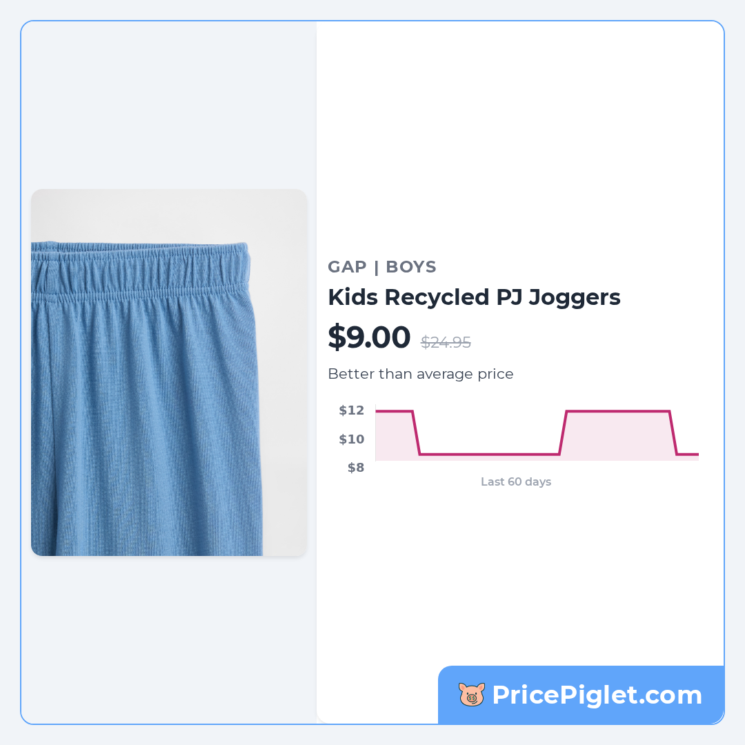 Kids Recycled PJ Joggers