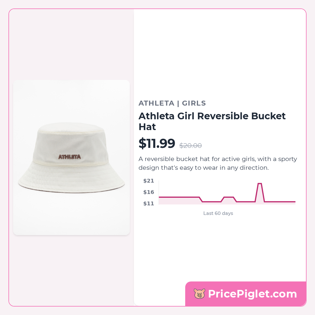 Athleta Girl Reversible Bucket Hat
