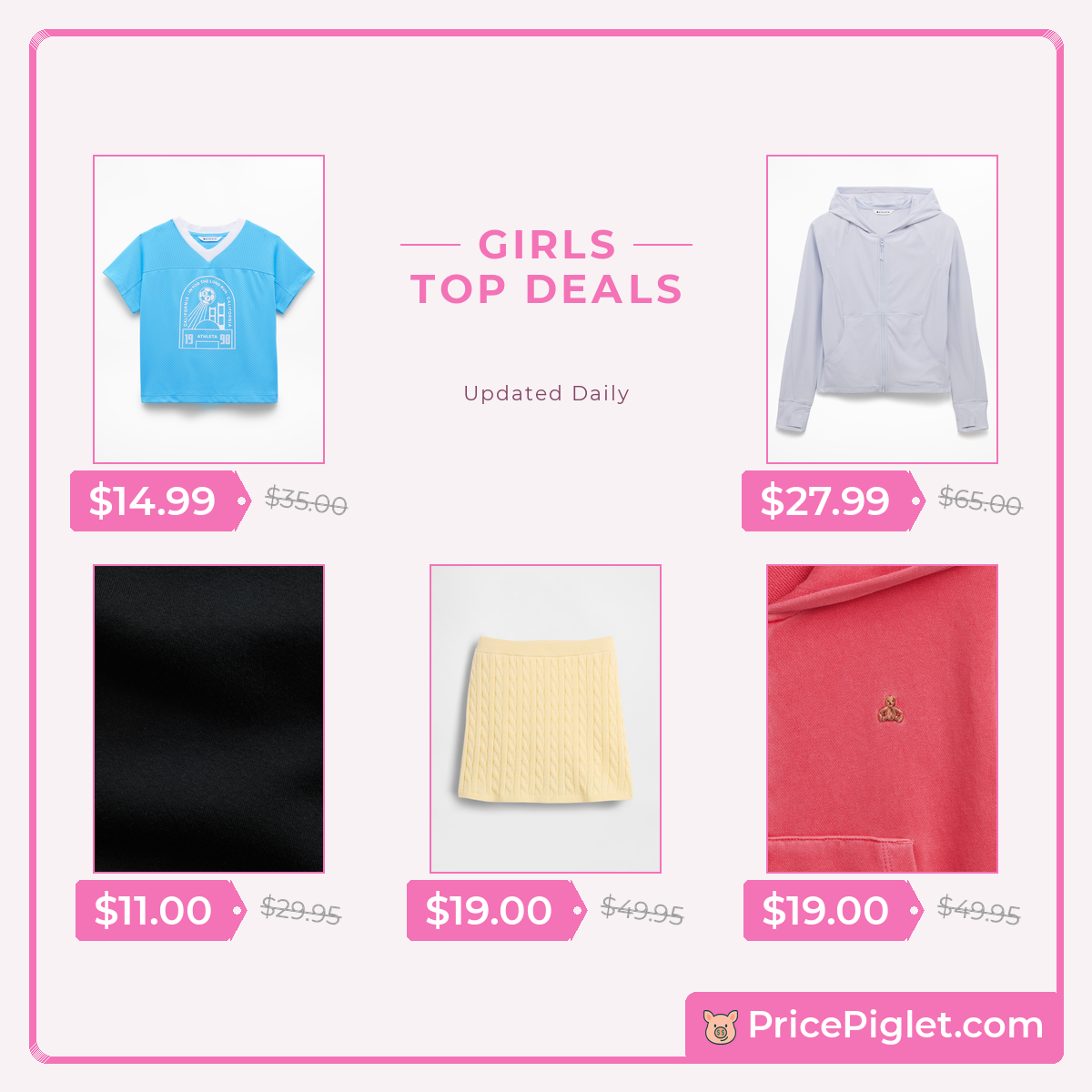 Girls' Deals Across Every Store Today