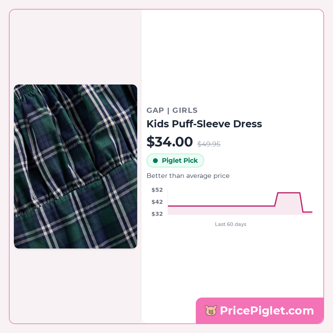 Kids Puff-Sleeve Dress