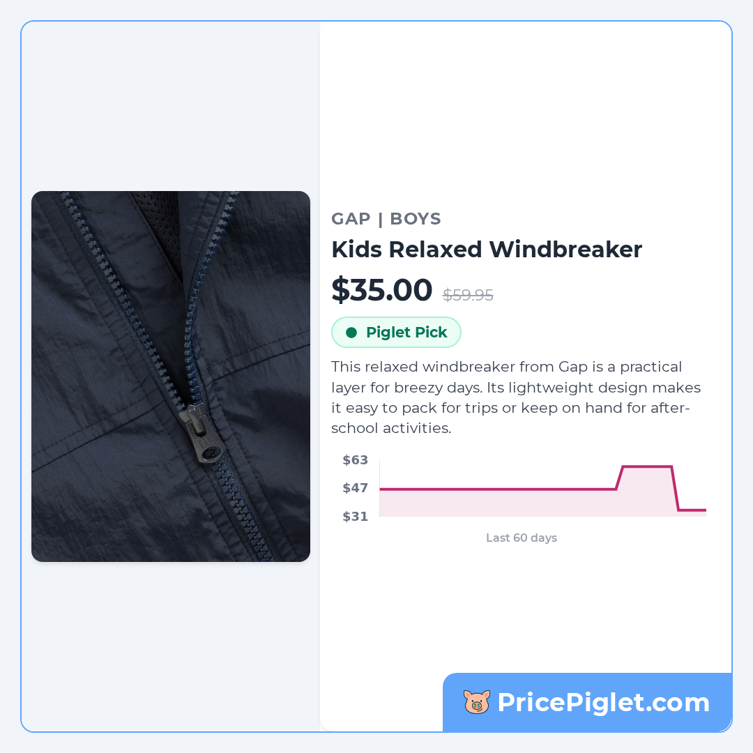 Kids Relaxed Windbreaker