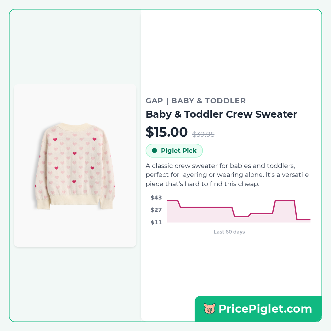 Baby & Toddler Crew Sweater