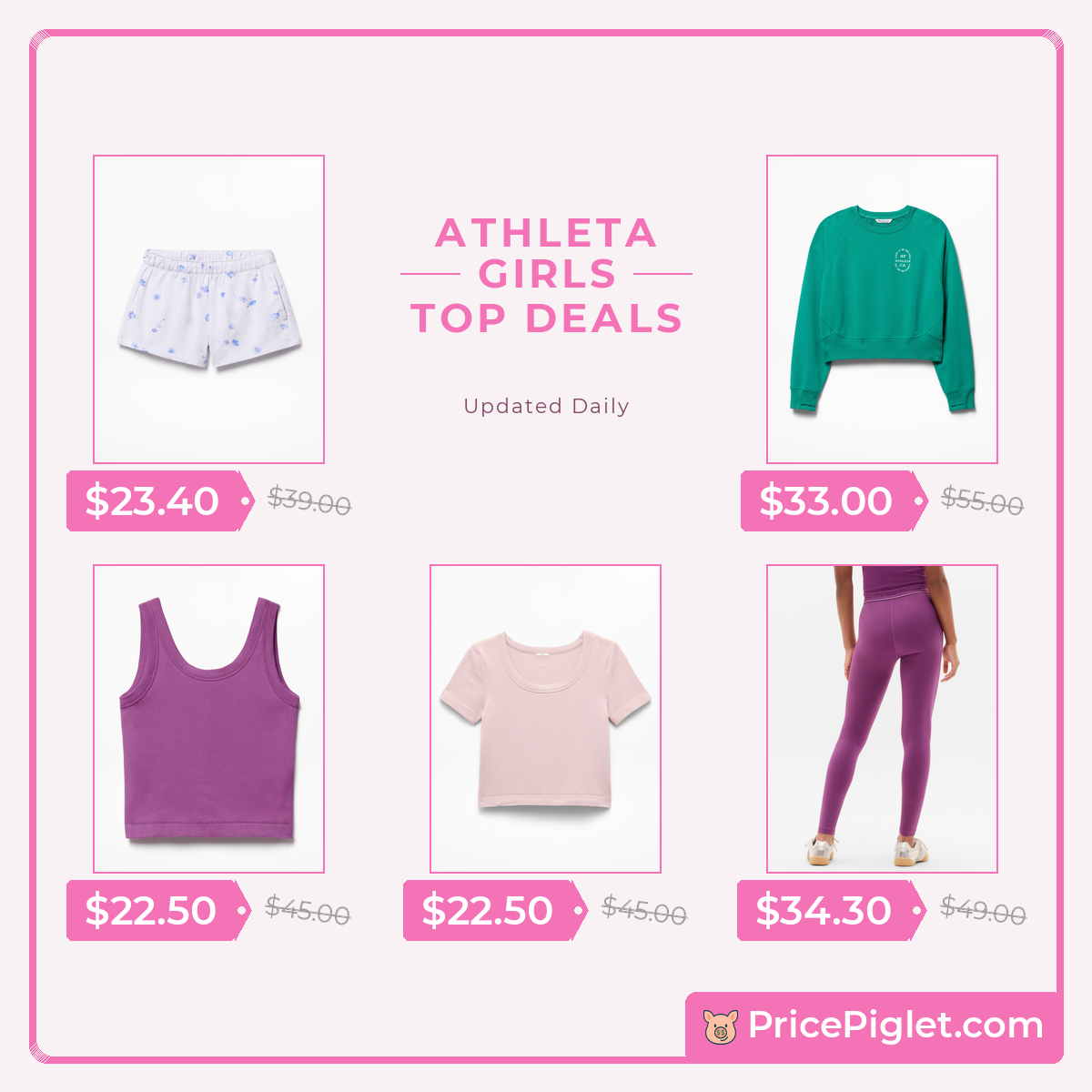 A Few Girls' Picks at Athleta Today