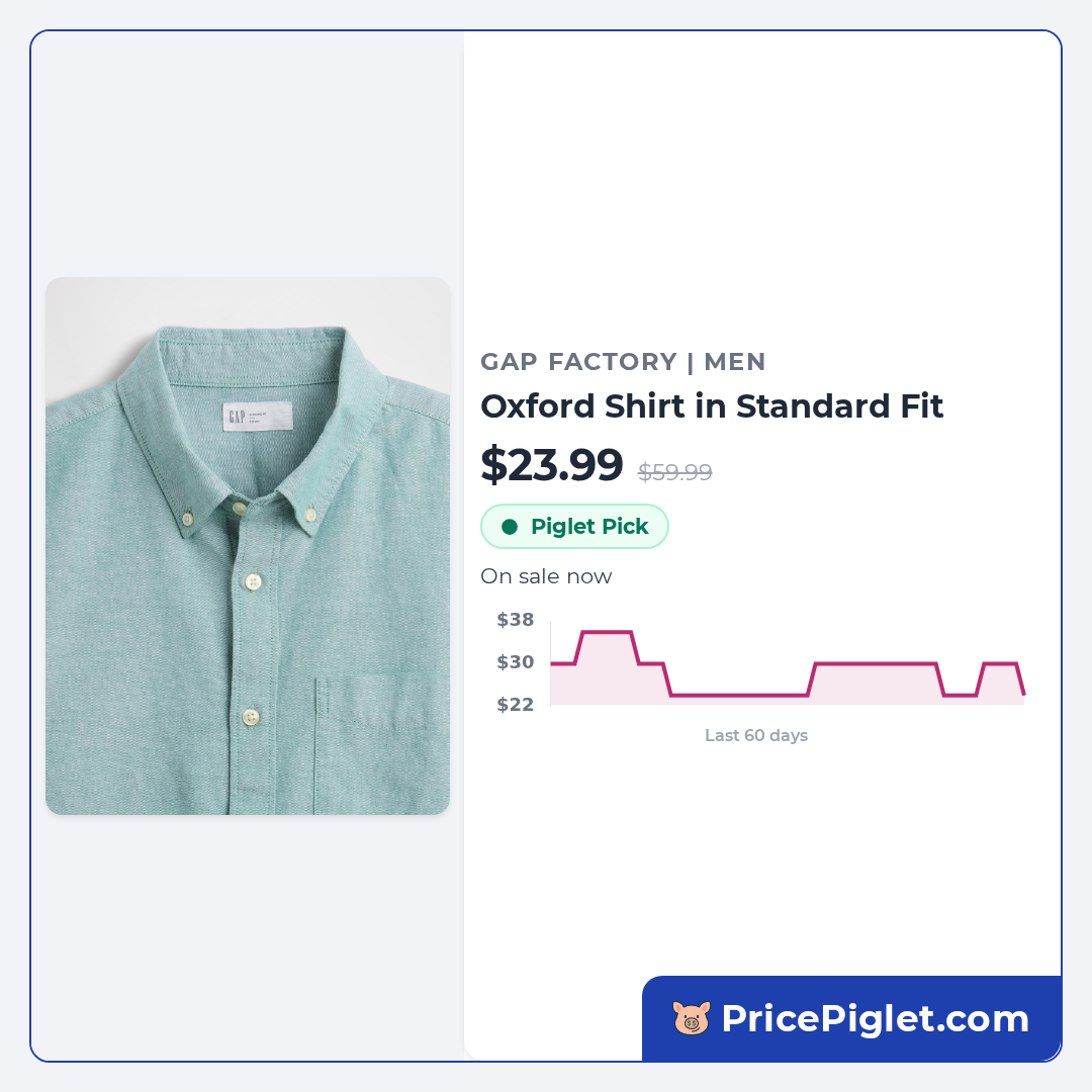 Oxford Shirt in Standard Fit