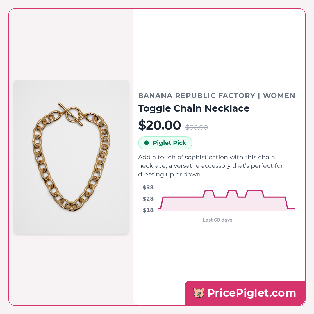 Toggle Chain Necklace