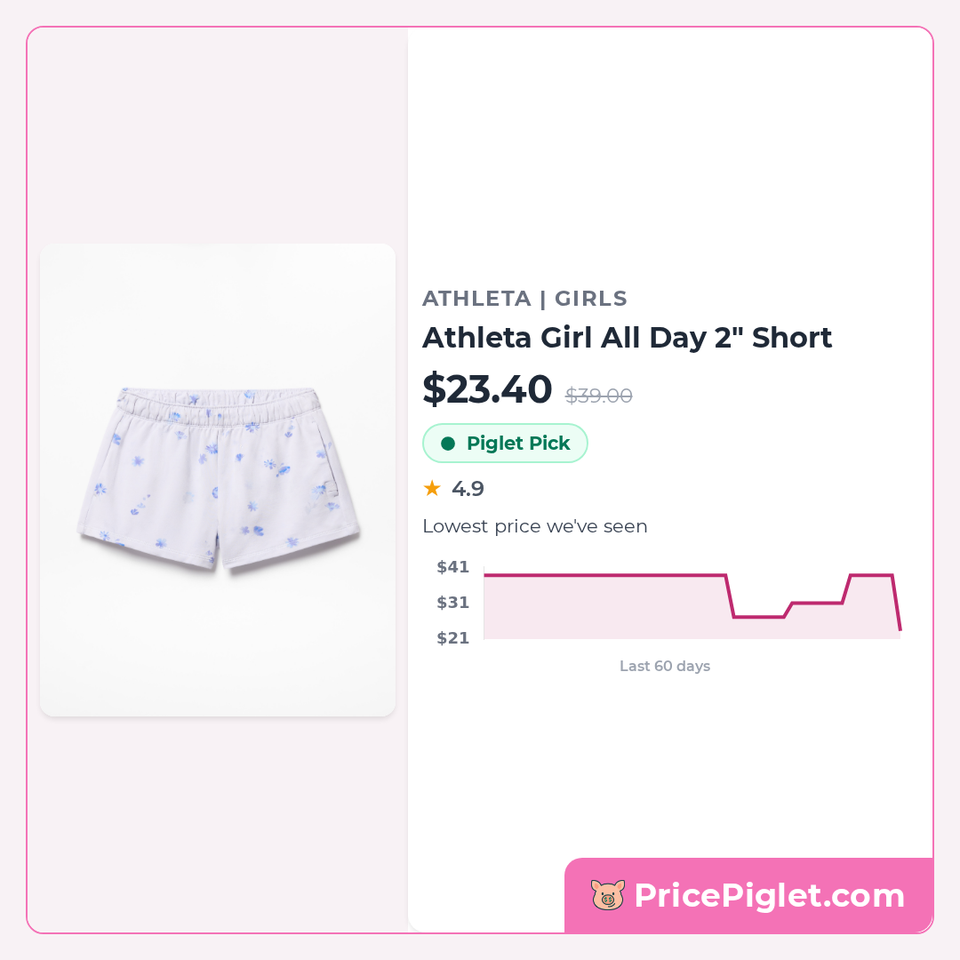 Athleta Girl All Day 2" Short