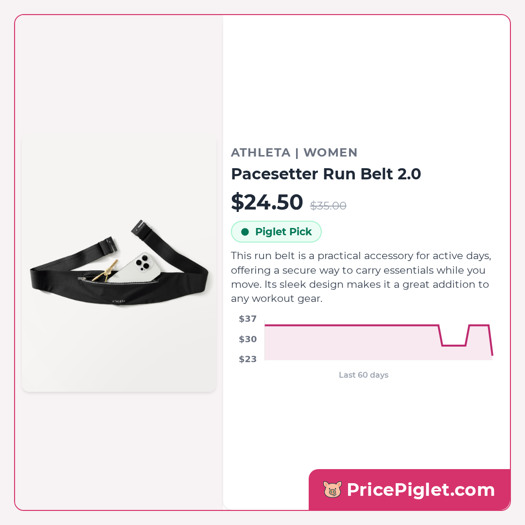 Pacesetter Run Belt 2.0