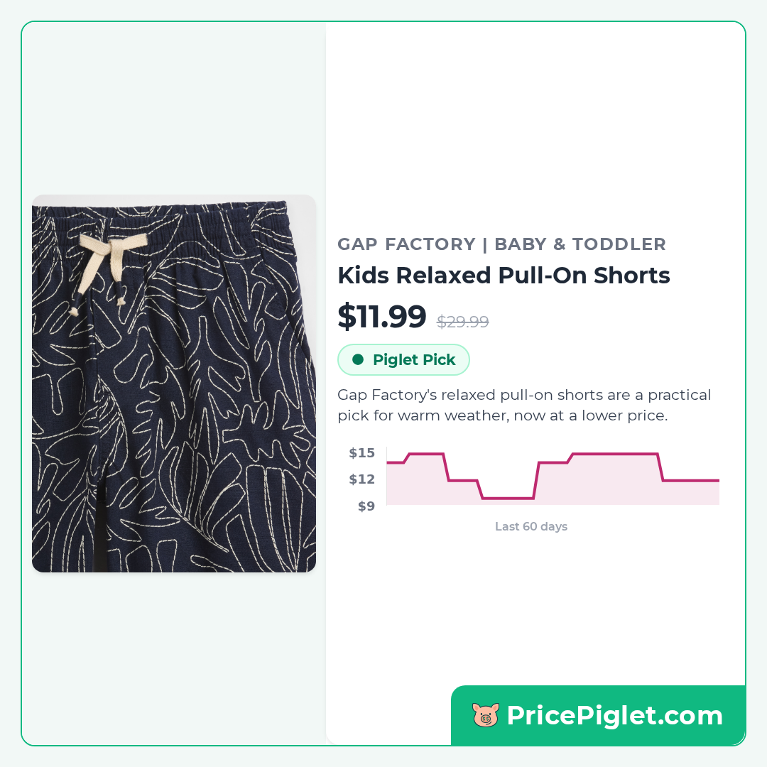 Kids Relaxed Pull-On Shorts