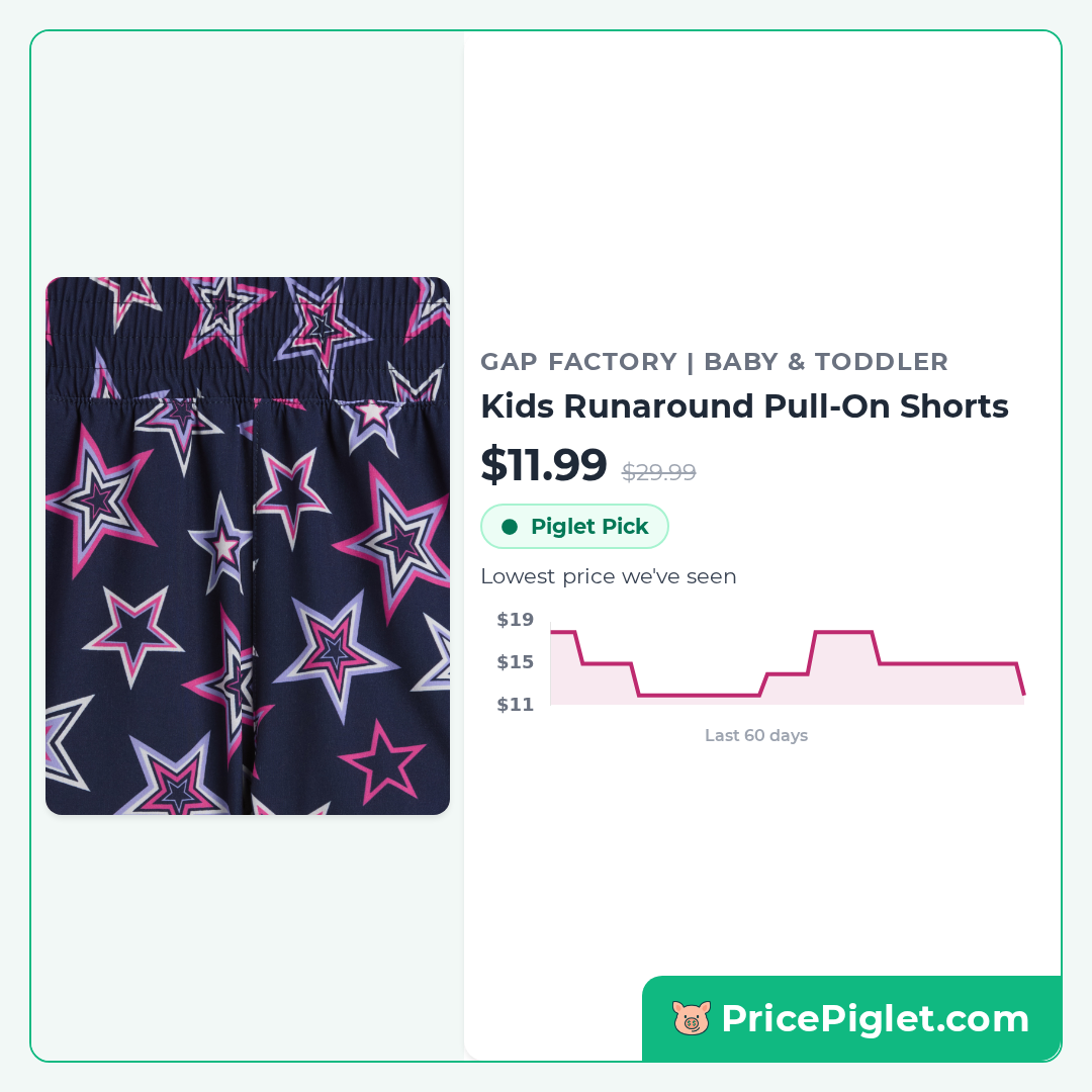 Kids Runaround Pull-On Shorts