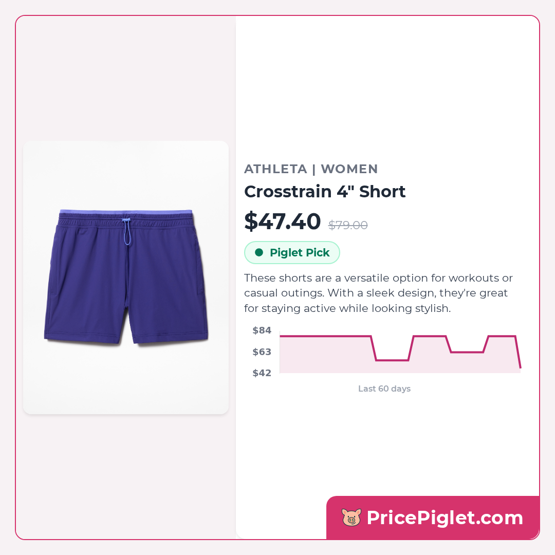 Crosstrain 4" Short