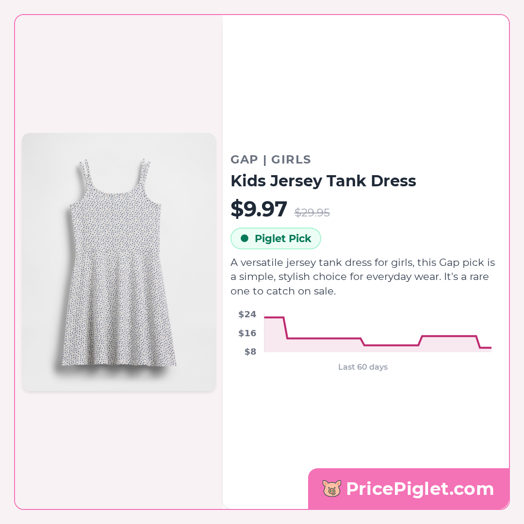 Kids Jersey Tank Dress