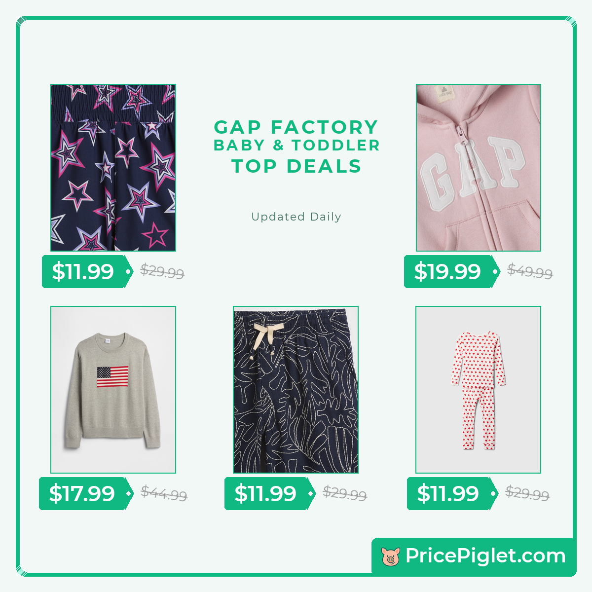 Baby & Toddler Deals at Gap Factory Today