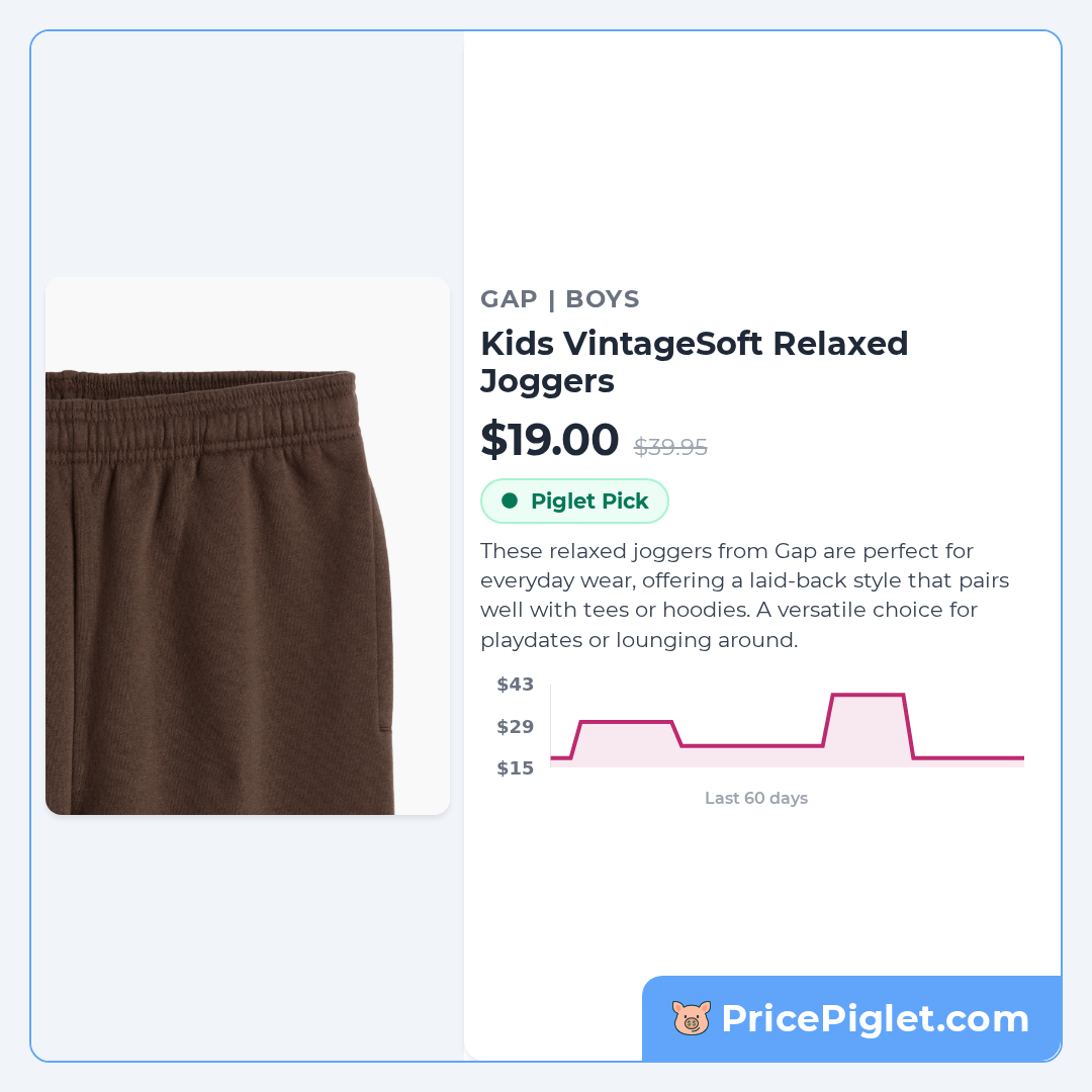 Kids VintageSoft Relaxed Joggers