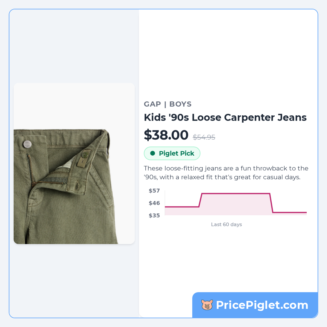 Kids '90s Loose Carpenter Jeans