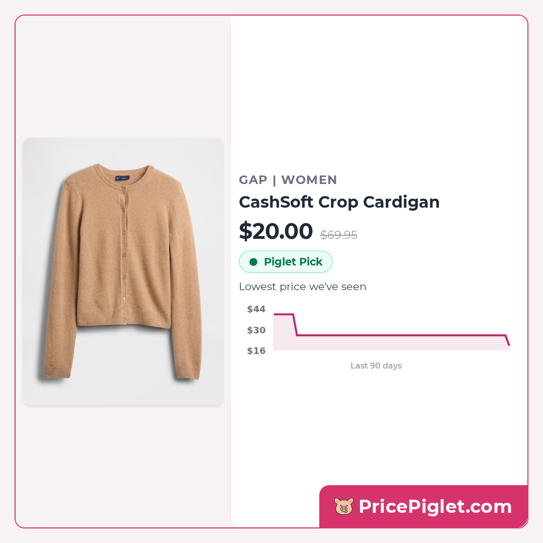 CashSoft Crop Cardigan