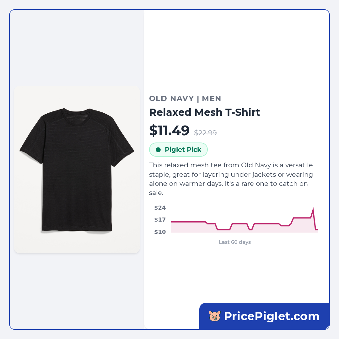 Relaxed Mesh T-Shirt