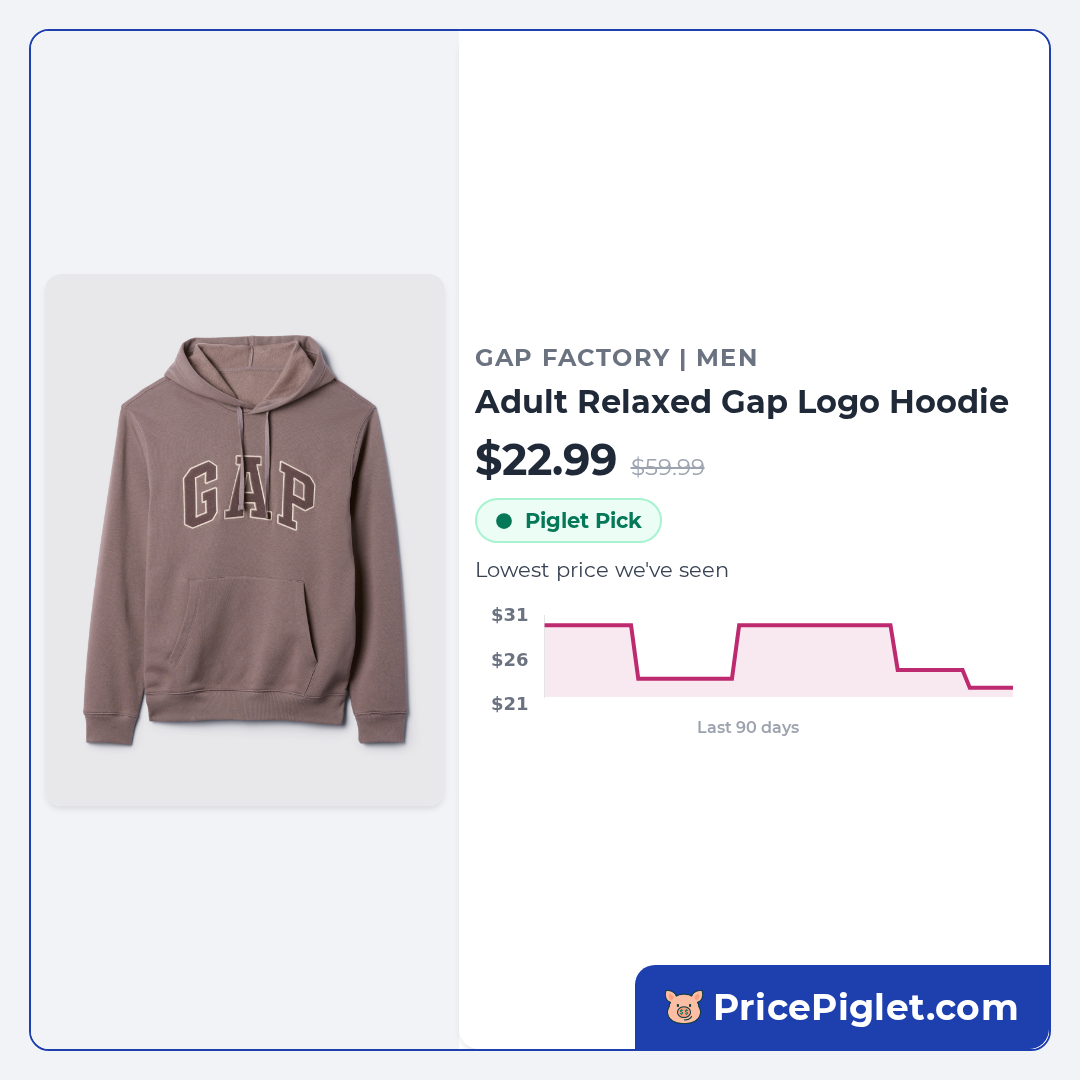 Adult Relaxed Gap Logo Hoodie