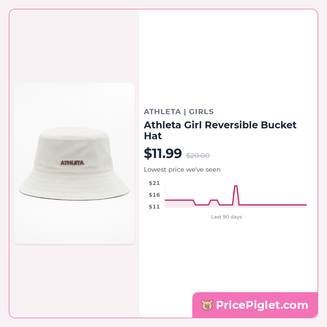 Athleta Girl Reversible Bucket Hat