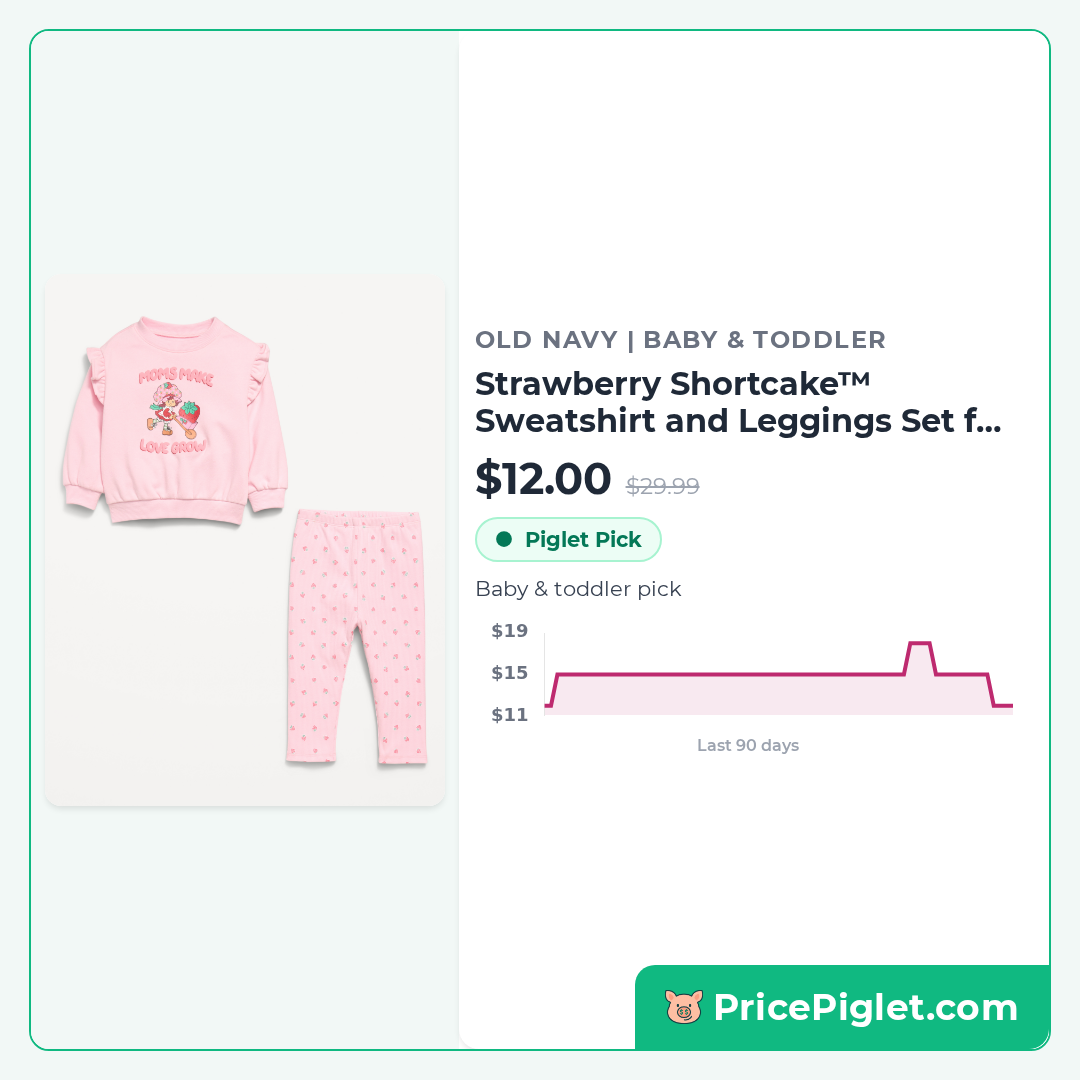 Strawberry Shortcake™ Sweatshirt and Leggings Set for Baby