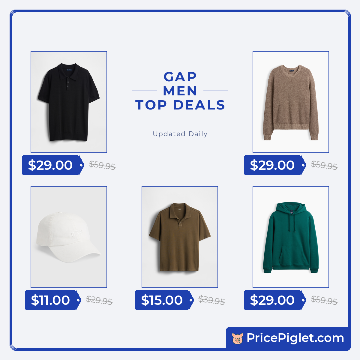 A Look at Men's Picks at Gap Today