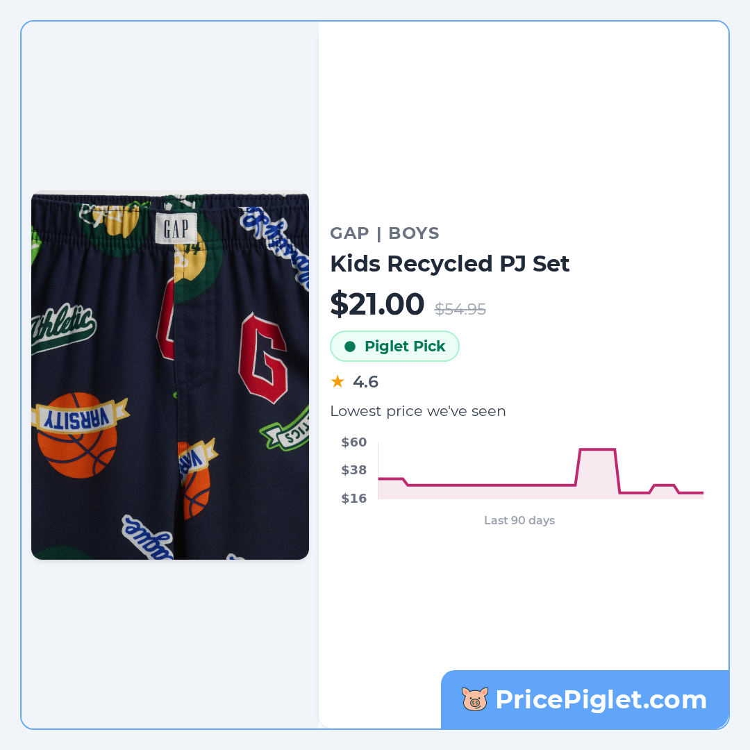 Kids Recycled PJ Set