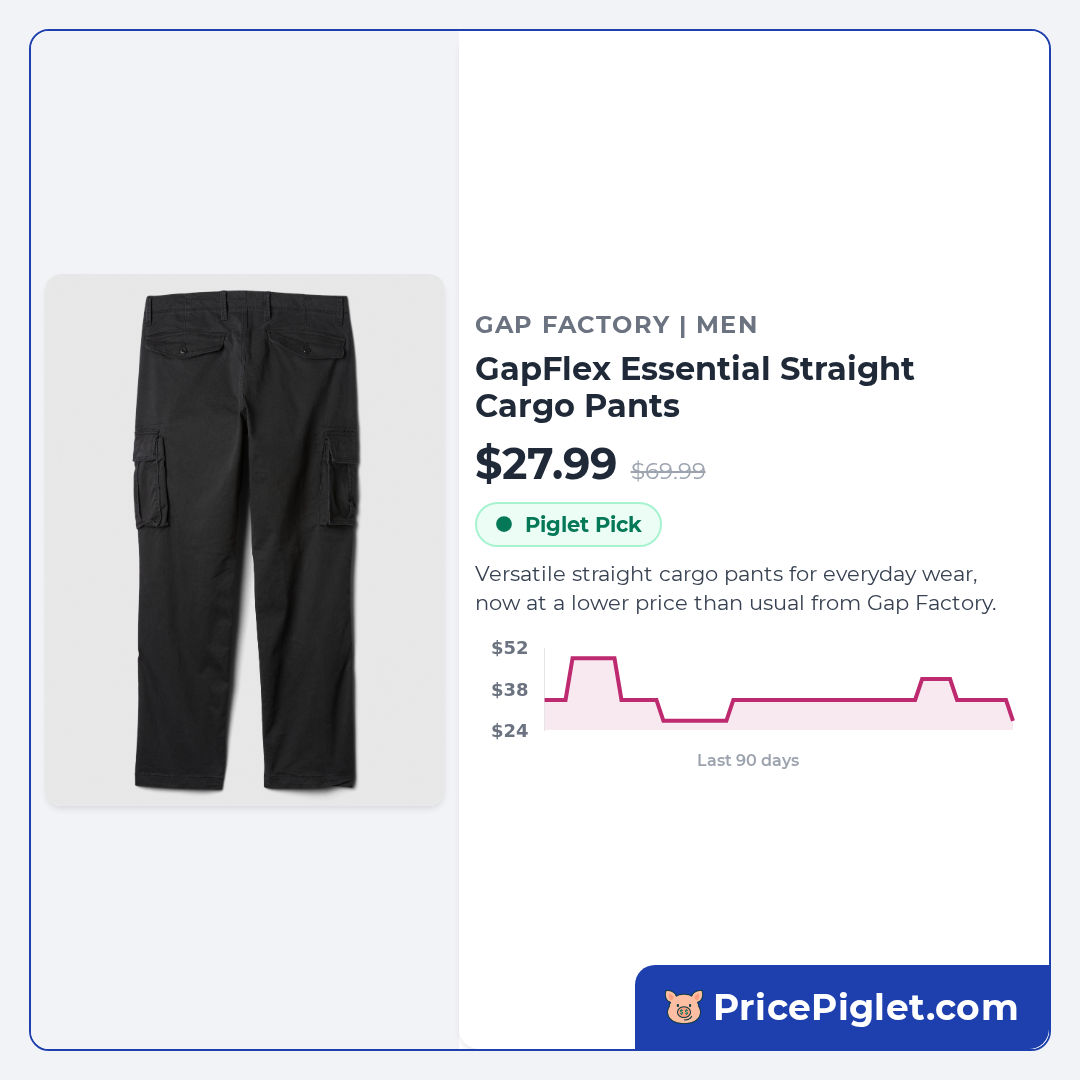 GapFlex Essential Straight Cargo Pants