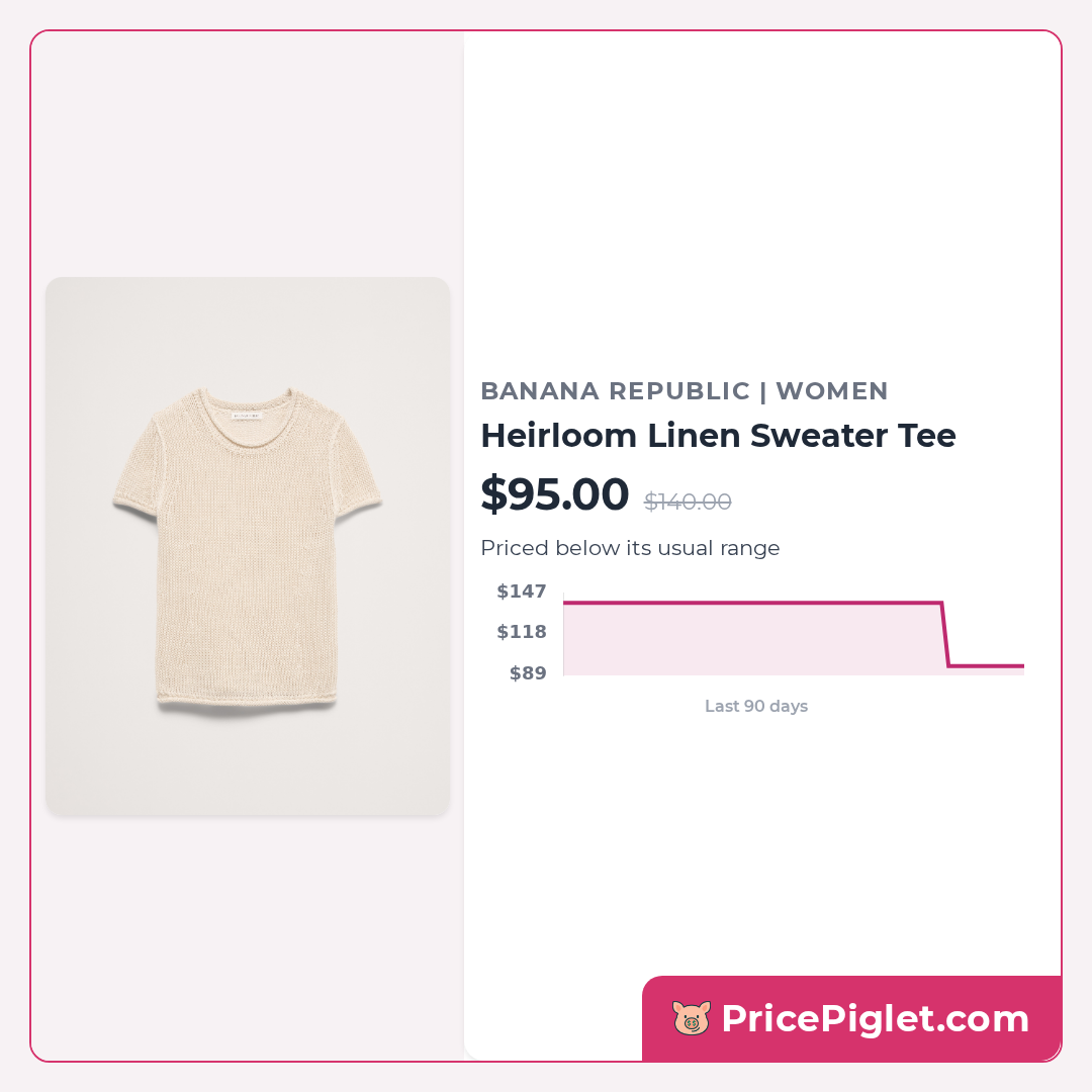 Heirloom Linen Sweater Tee