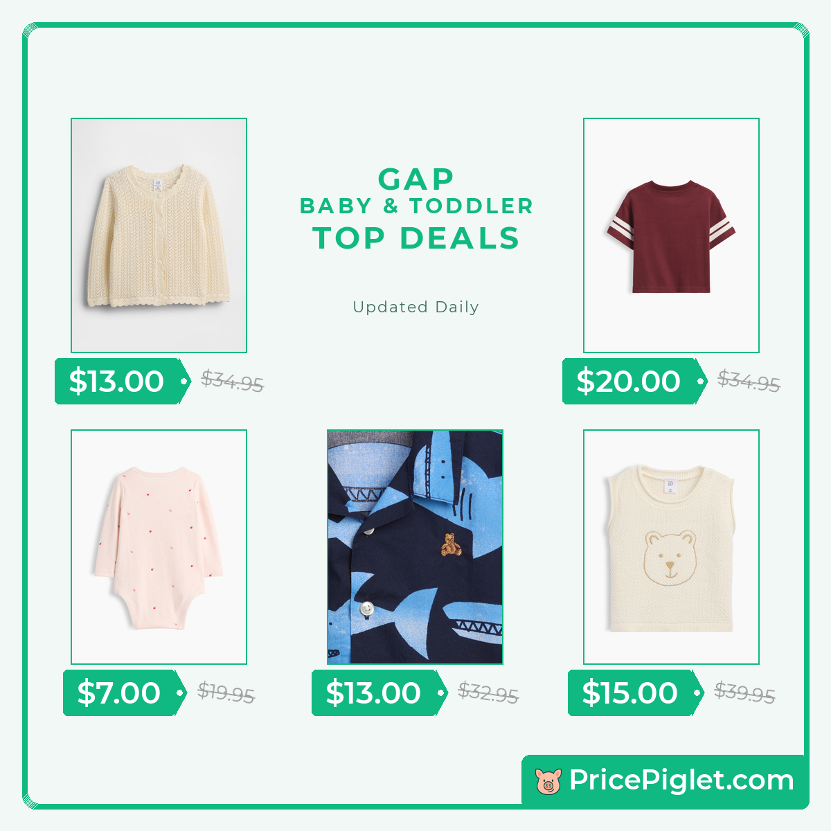 Baby & Toddler Deals at Gap Today