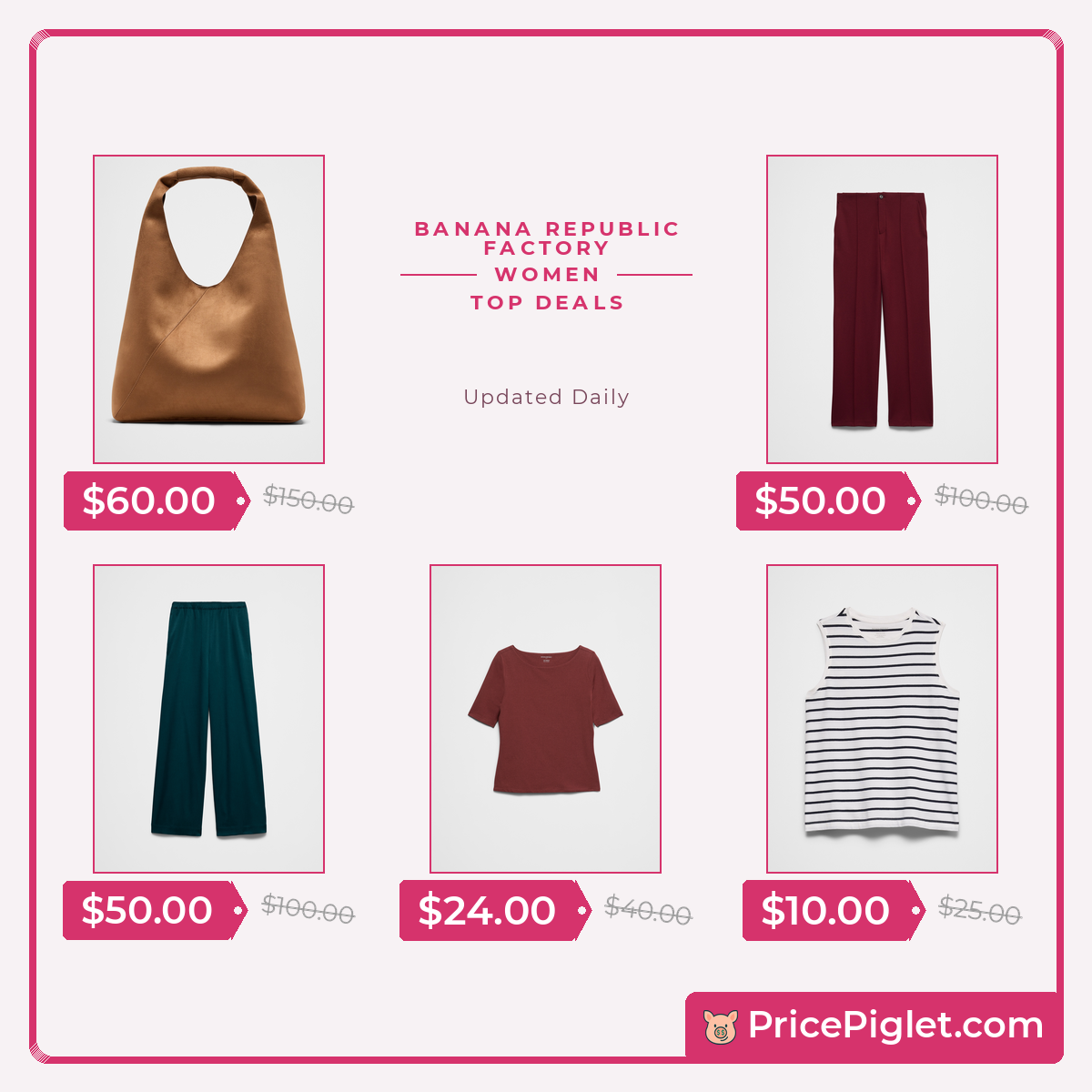 A Look at Women's Picks at Banana Republic Factory Today