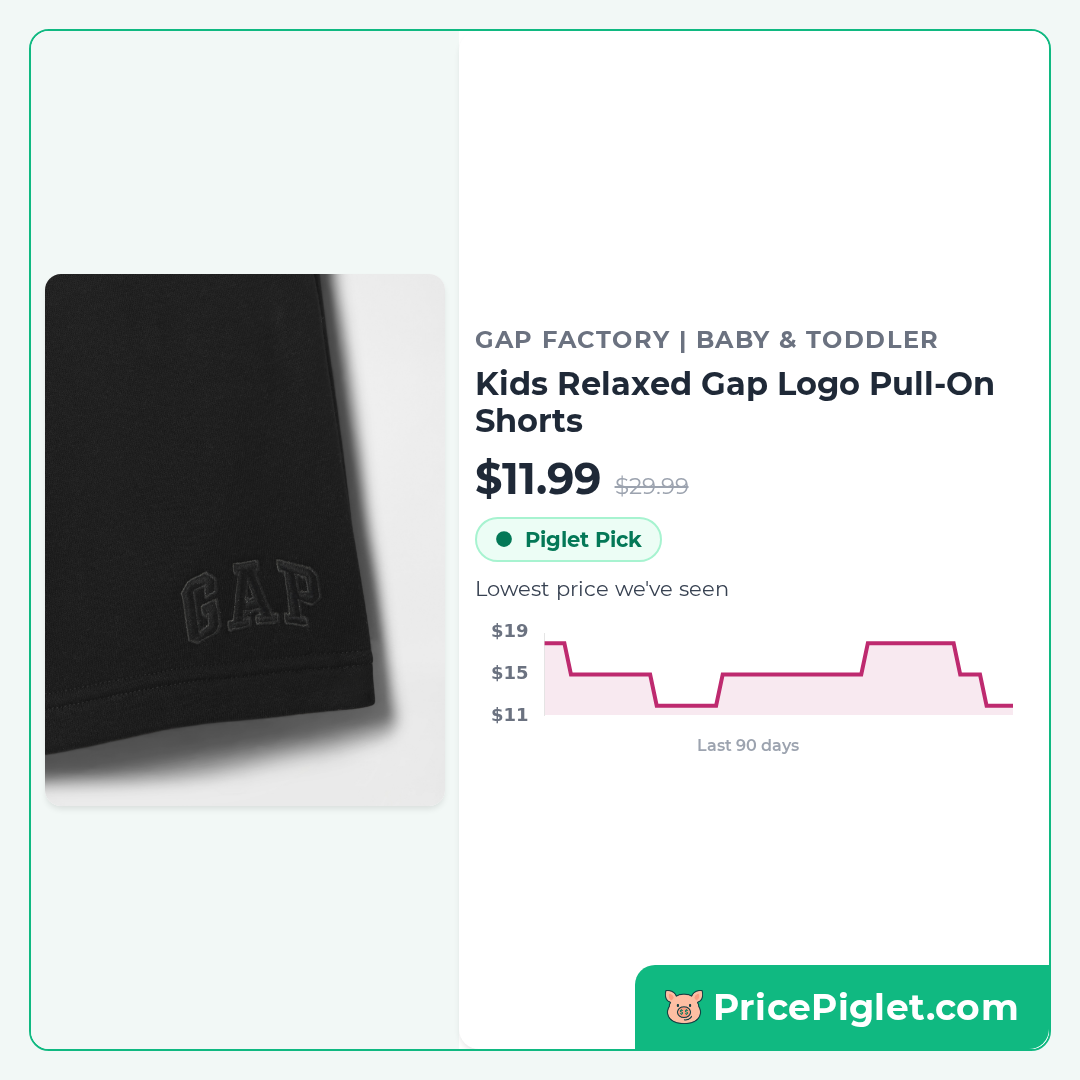 Kids Relaxed Gap Logo Pull-On Shorts