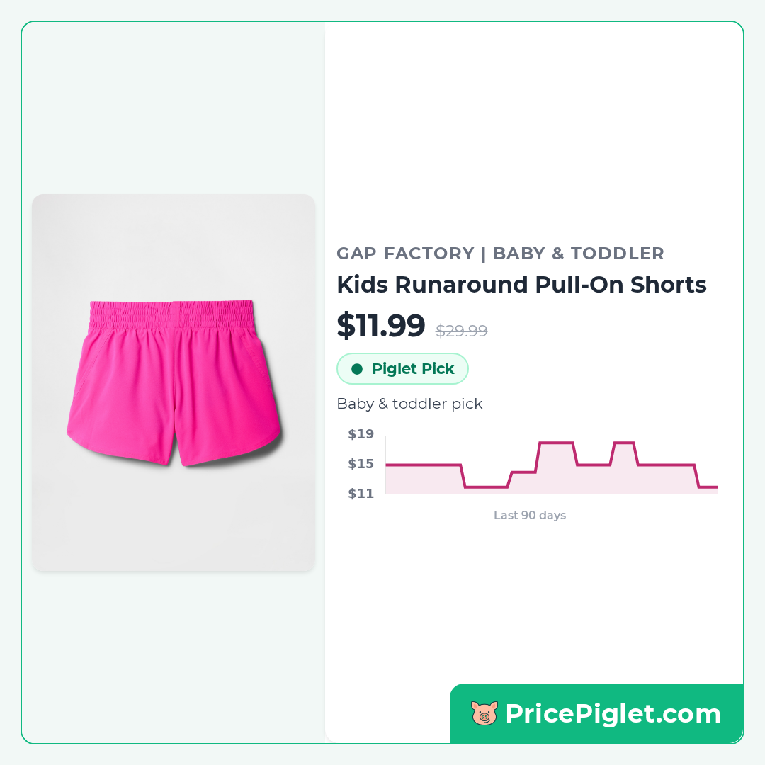 Kids Runaround Pull-On Shorts