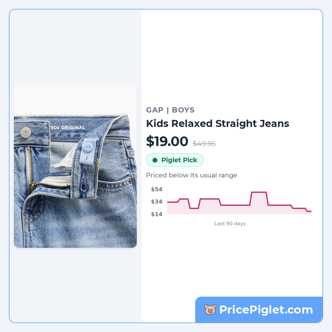 Kids Relaxed Straight Jeans