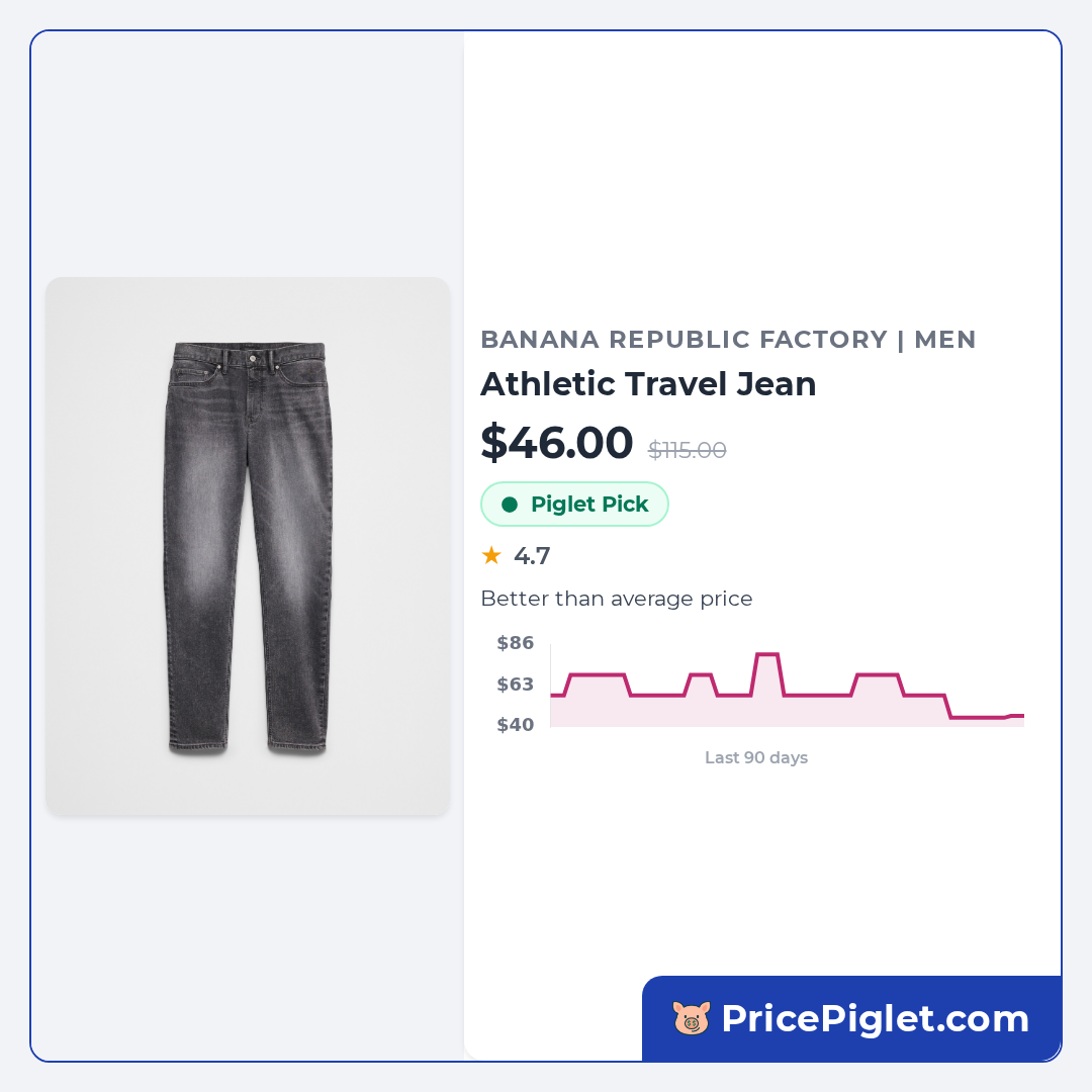 Athletic Travel Jean