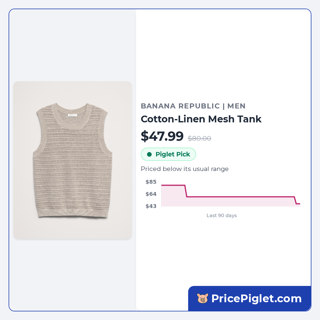 Cotton-Linen Mesh Tank
