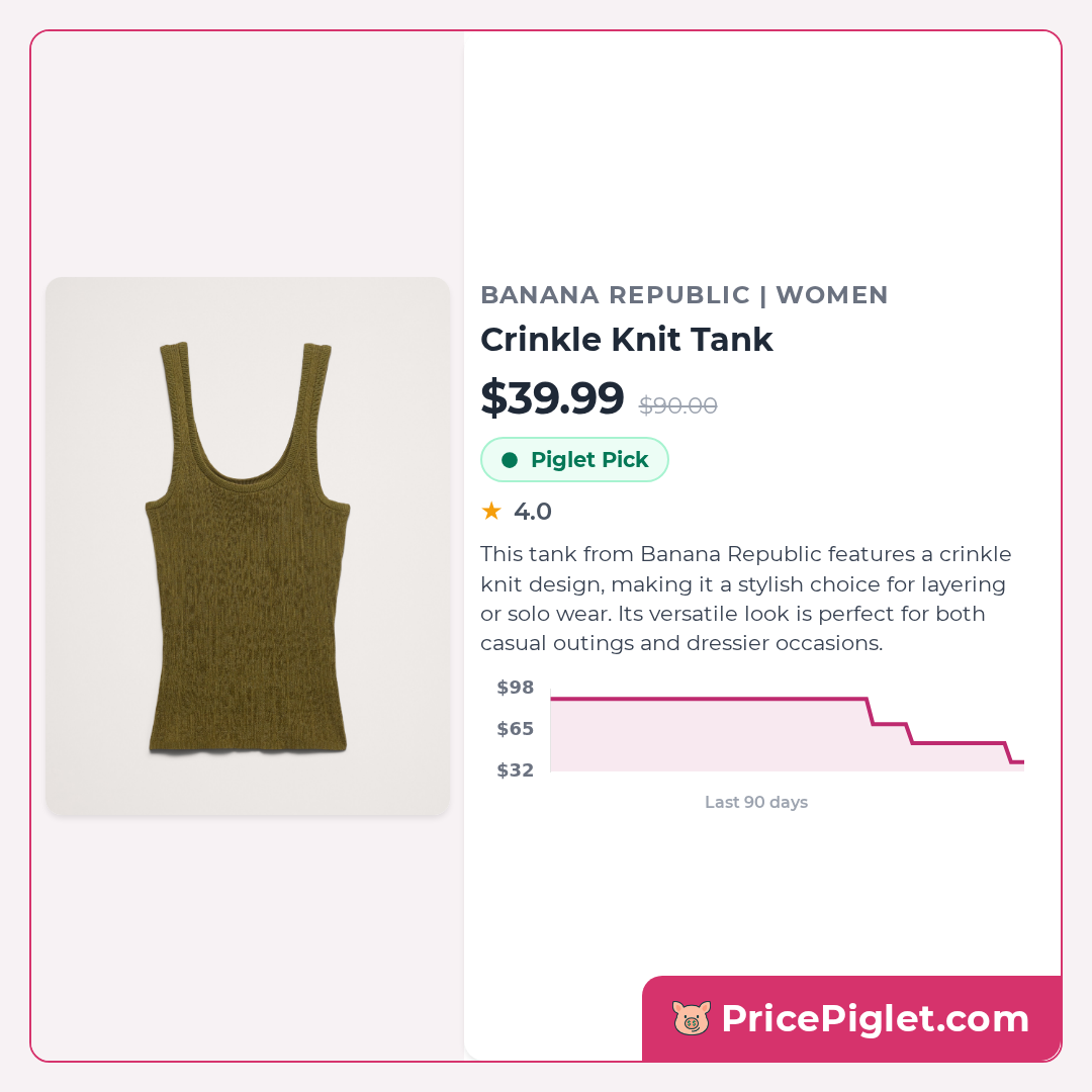 Crinkle Knit Tank