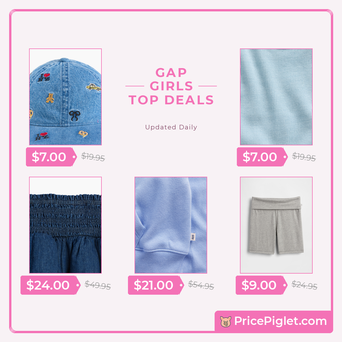 A Look at Girls' Picks at Gap Today