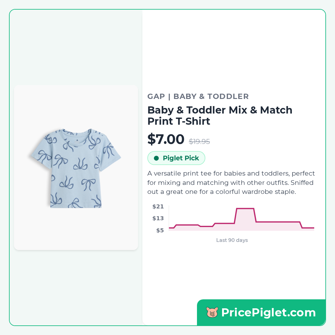 Baby & Toddler Mix & Match Print T-Shirt