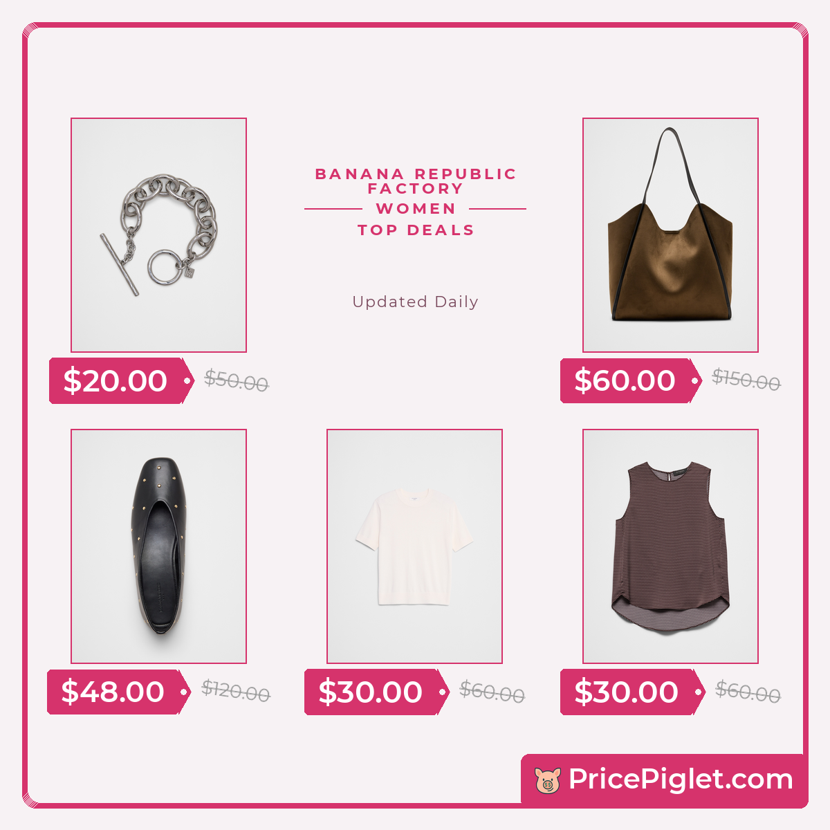 Best Women's Deals at Banana Republic Factory Today