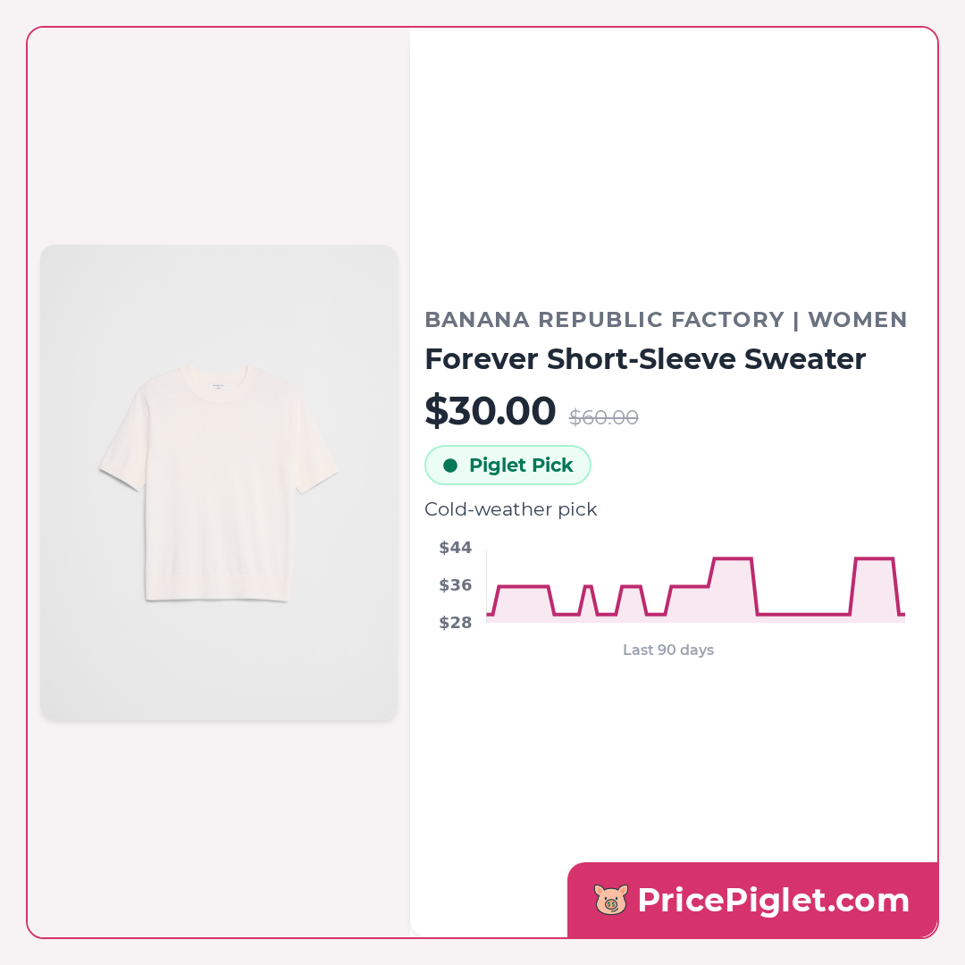 Forever Short-Sleeve Sweater