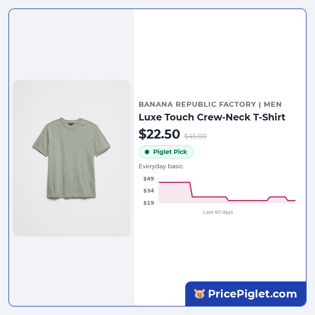 Luxe Touch Crew-Neck T-Shirt