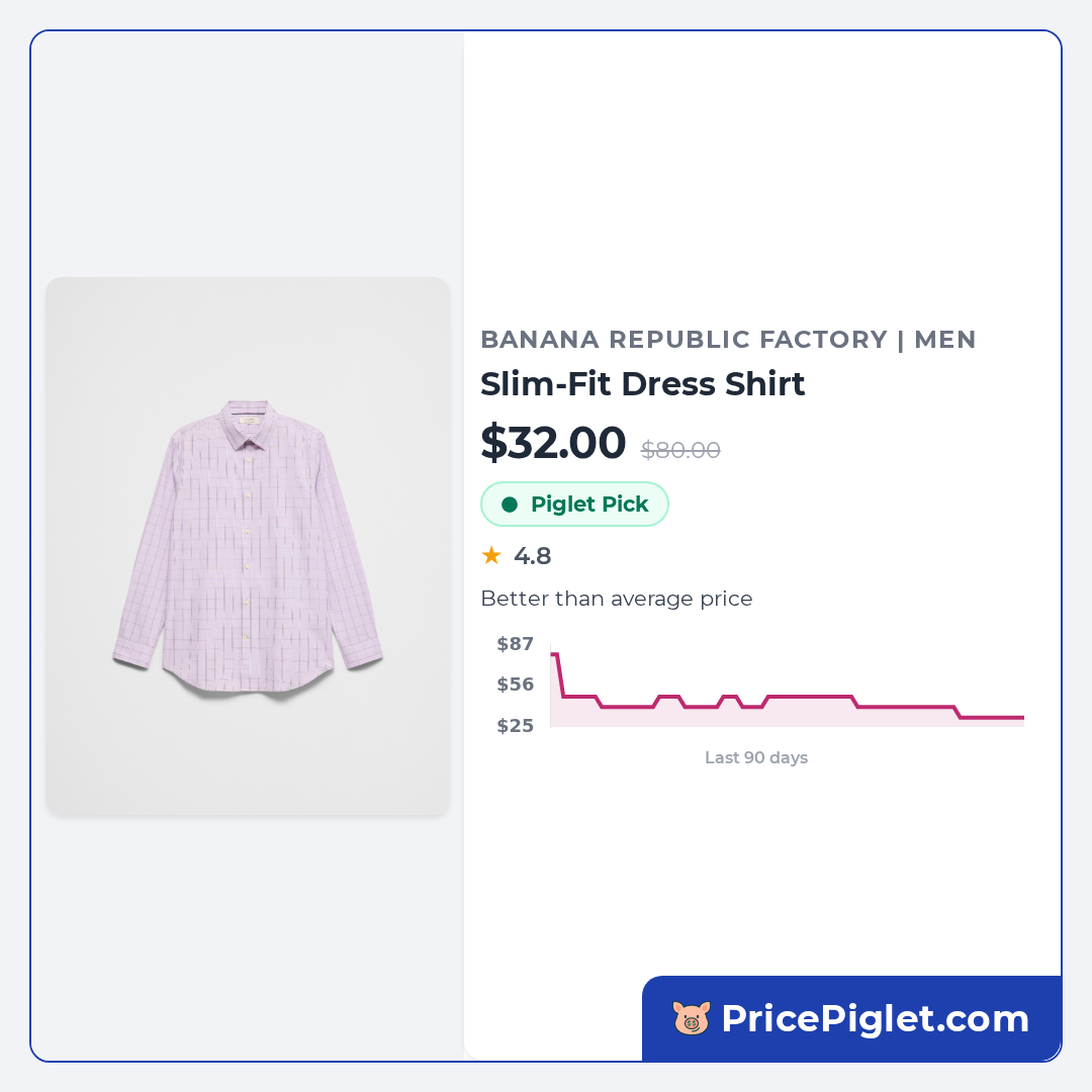 Slim-Fit Dress Shirt