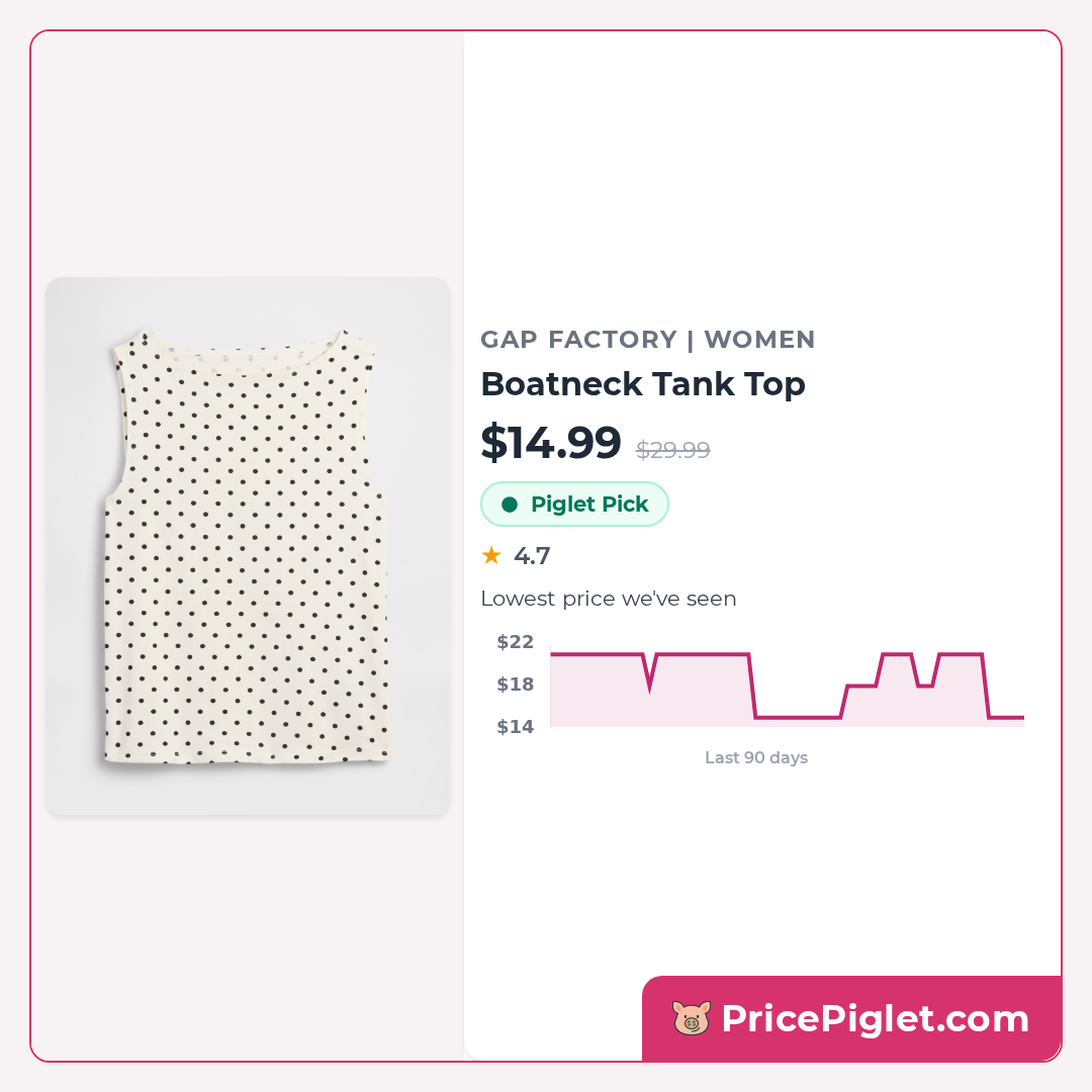 Boatneck Tank Top