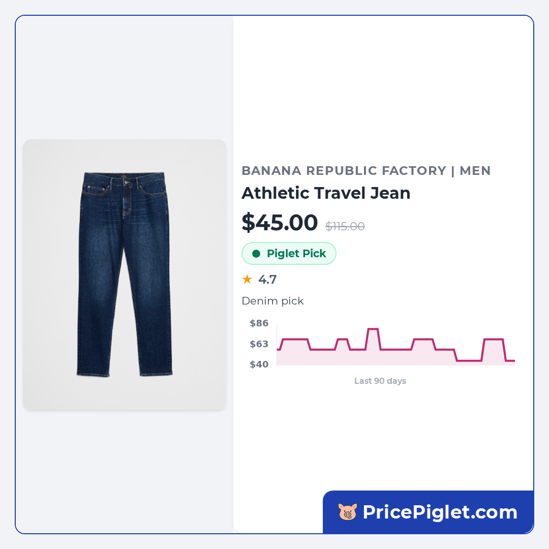 Athletic Travel Jean