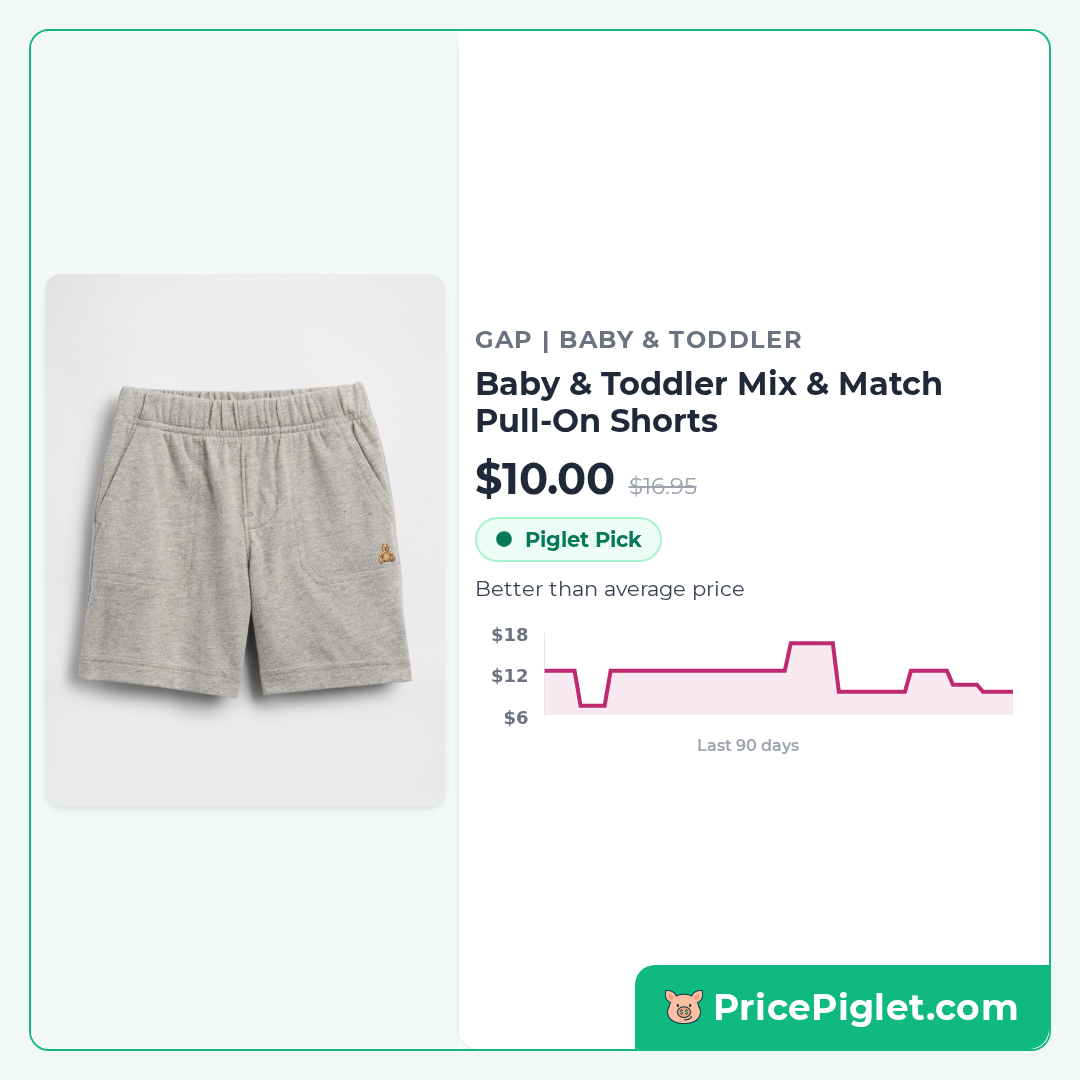 Baby & Toddler Mix & Match Pull-On Shorts