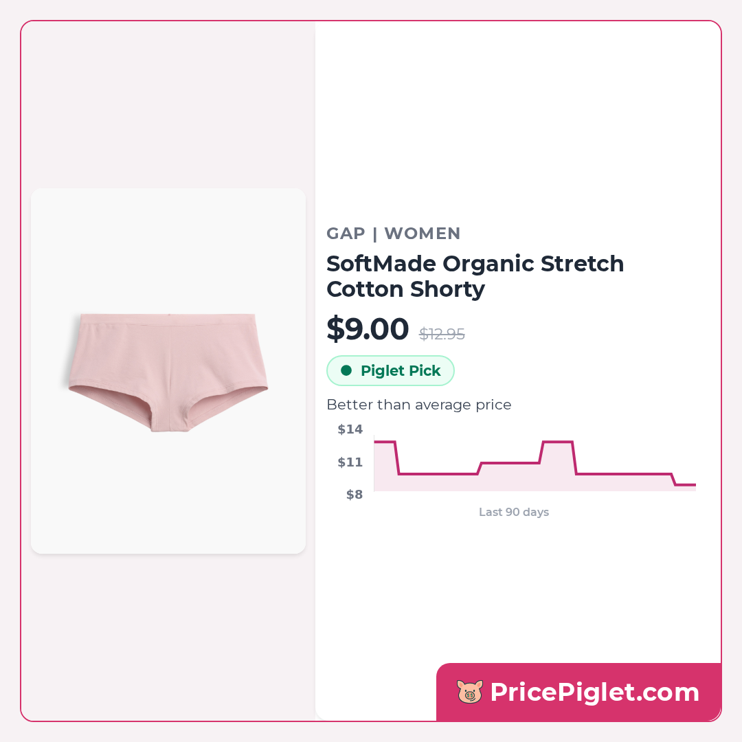 SoftMade Organic Stretch Cotton Shorty