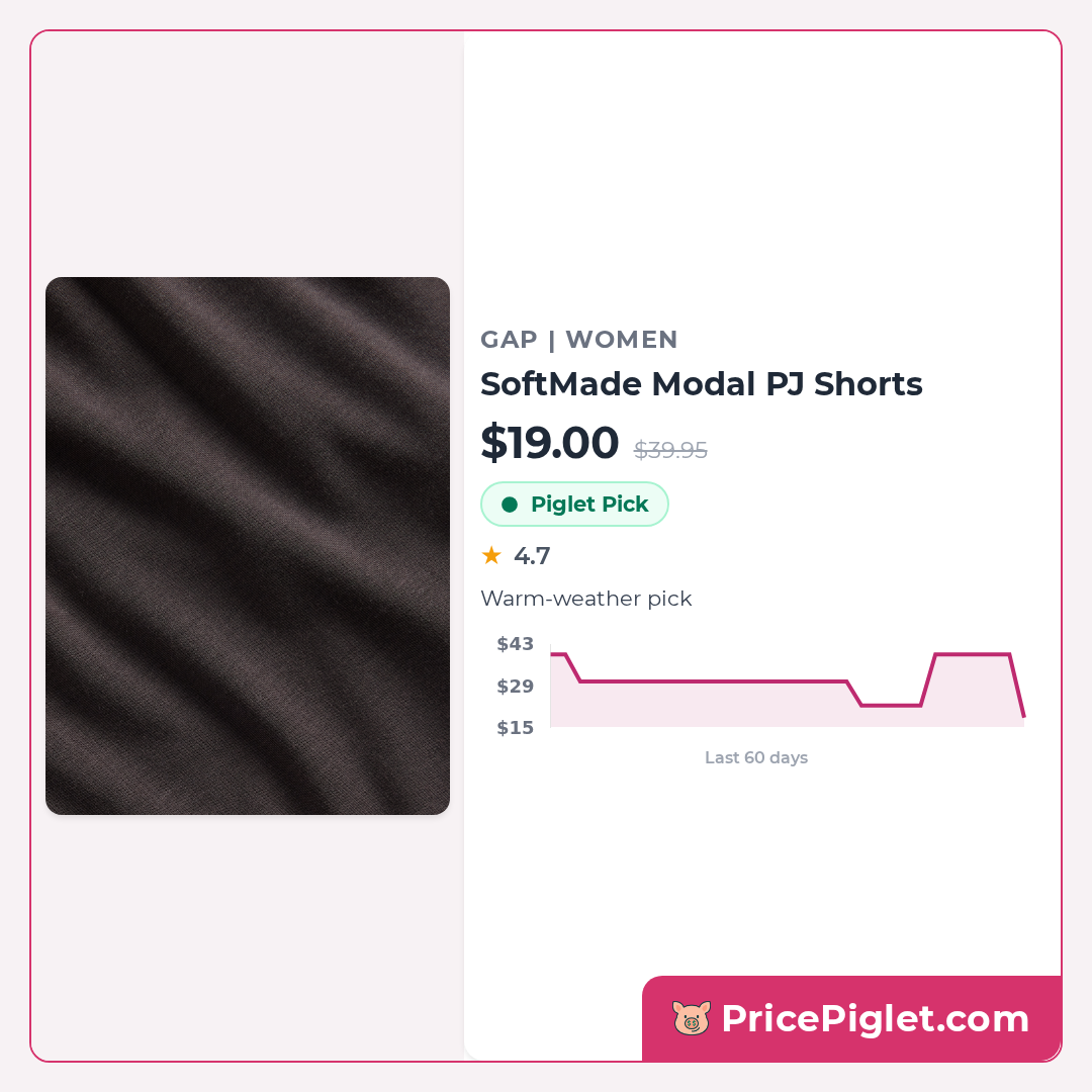 SoftMade Modal PJ Shorts