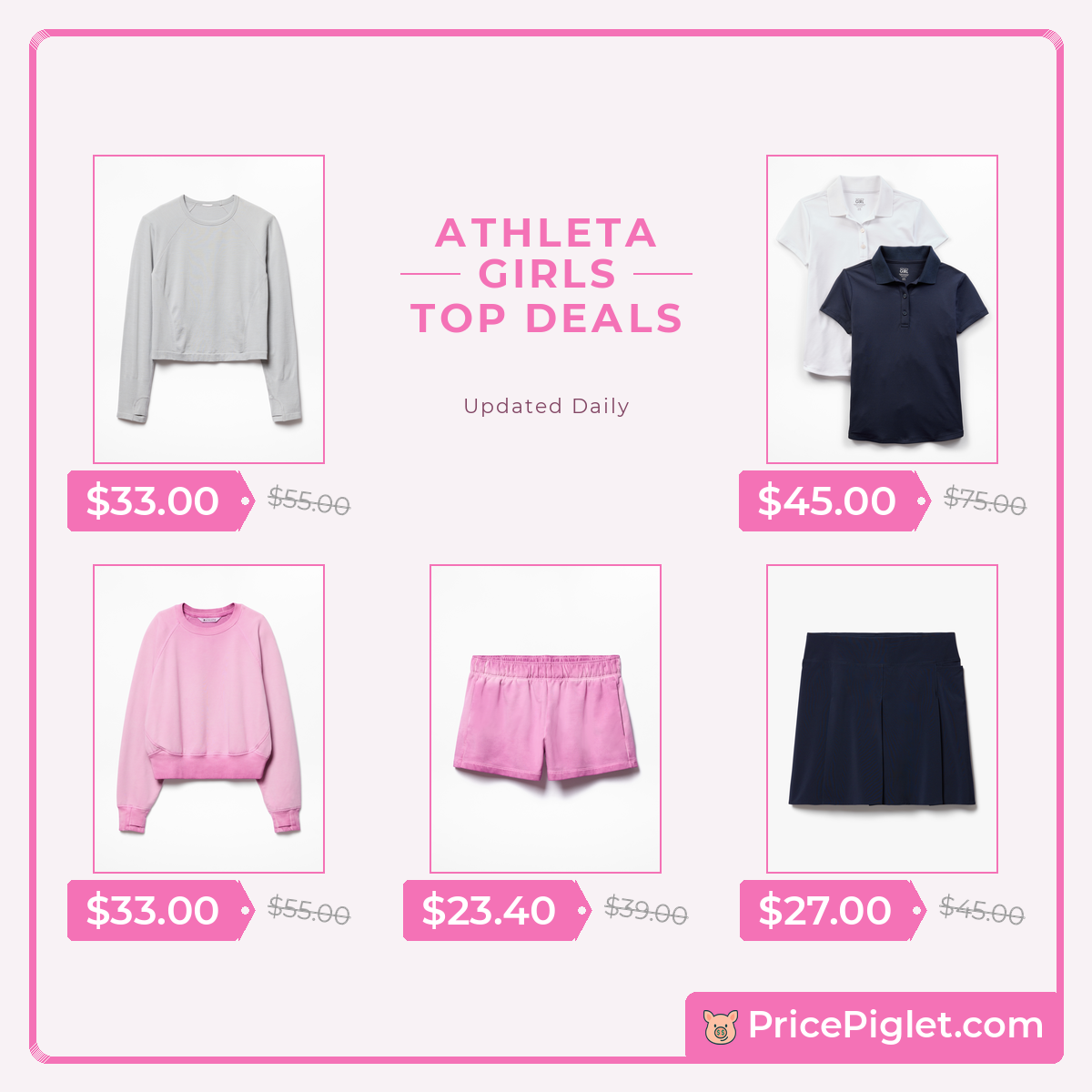 Girls' Deals at Athleta Today