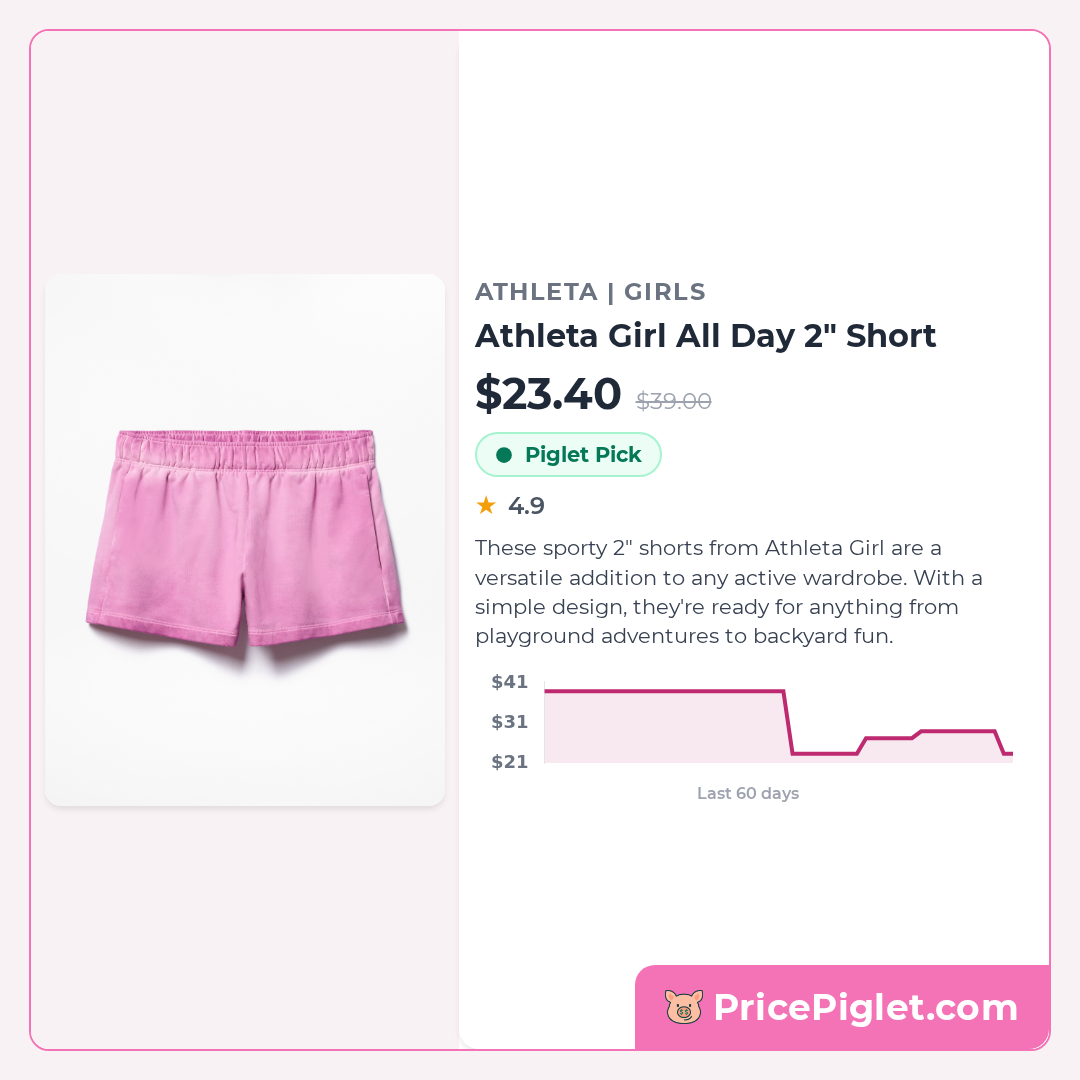 Athleta Girl All Day 2" Short