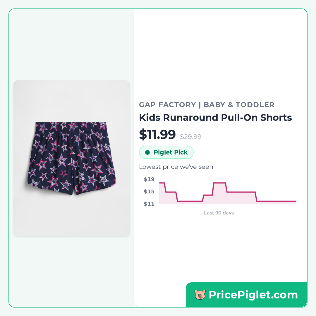 Kids Runaround Pull-On Shorts