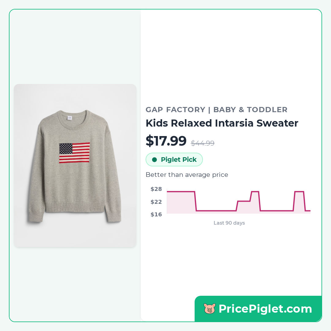 Kids Relaxed Intarsia Sweater